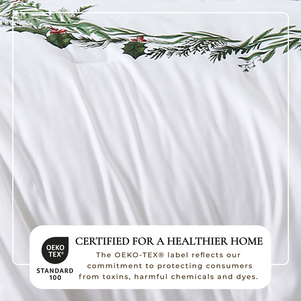 Reversible Christmas Comforter and Sham Set - Holiday / Lodge Odette Collection