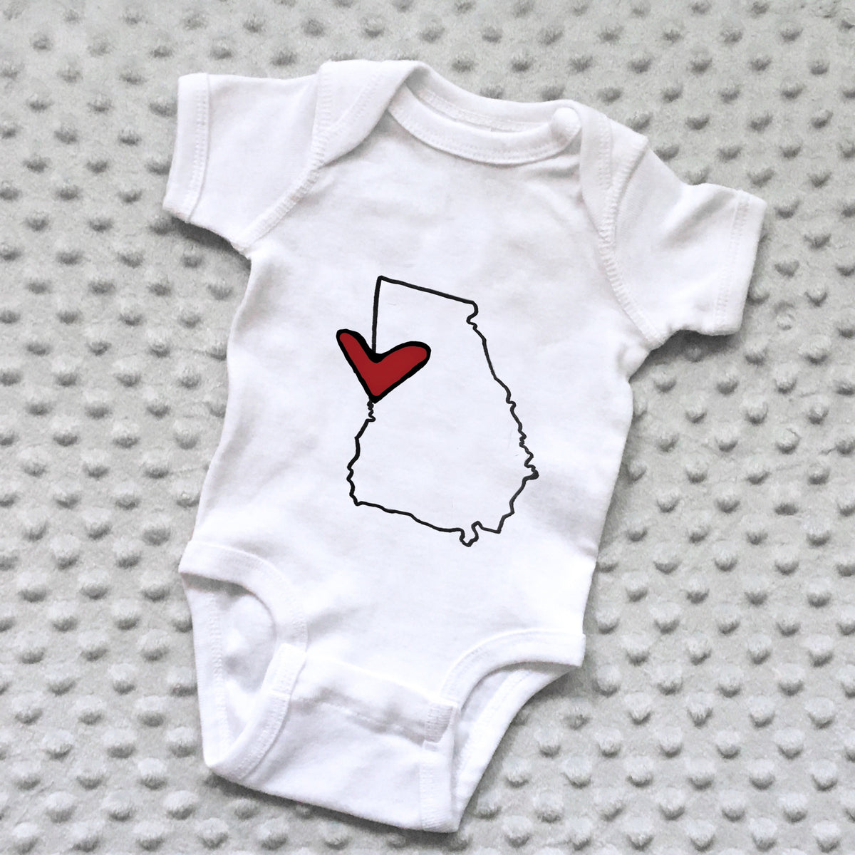 State Love Baby Onesie - NEWBORN product photo - view 11