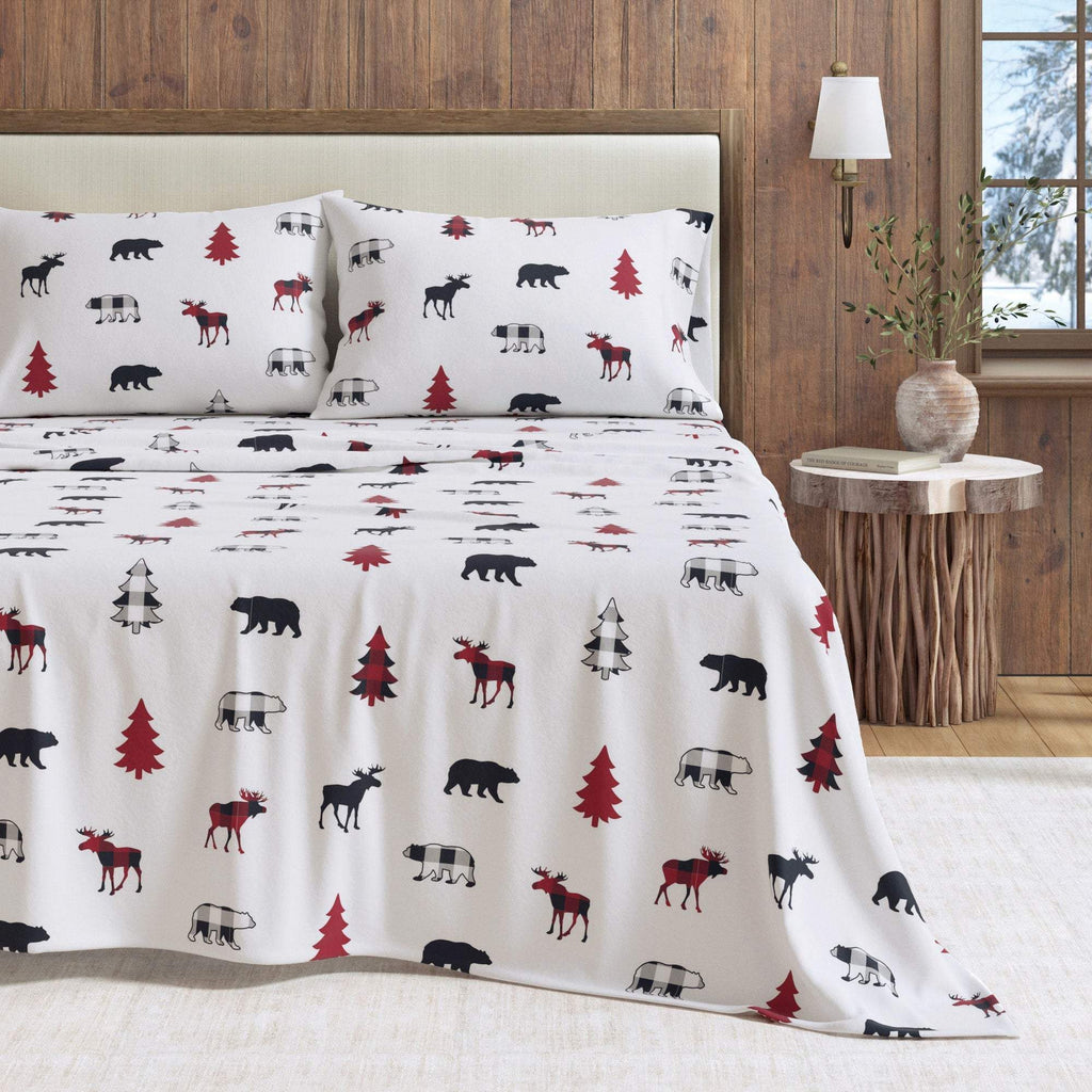 100% Turkish Cotton Flannel Sheet Sets - Boulder Collection