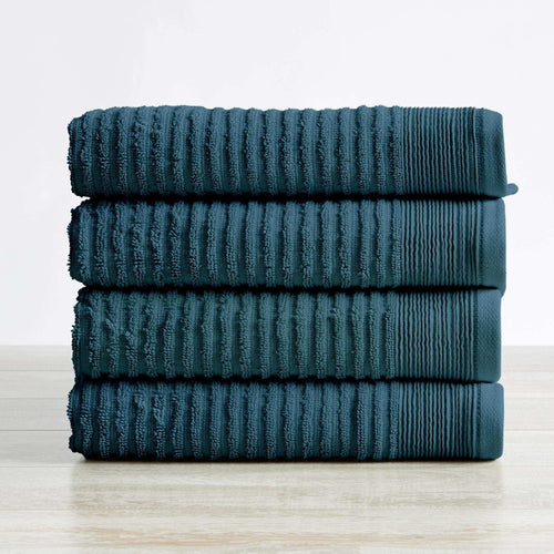 4 Pack Ribbed Hand Towels - Rori Collection product photo
