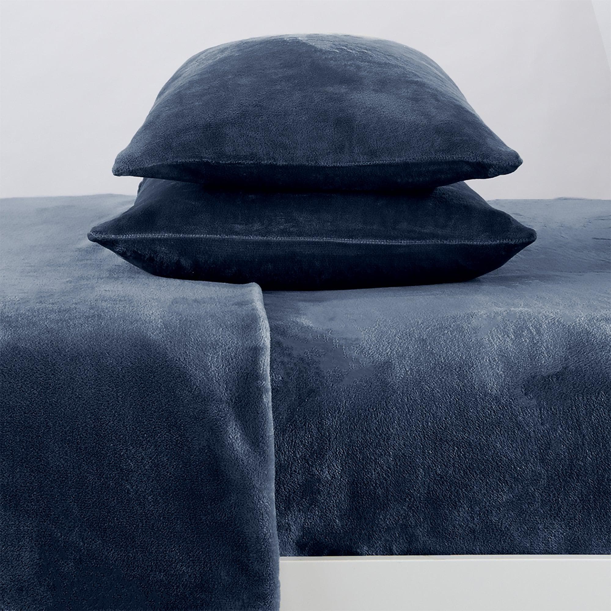 Solid Jewel-Toned Plush Sheet - Velvet Luxe Collection product photo - view 7