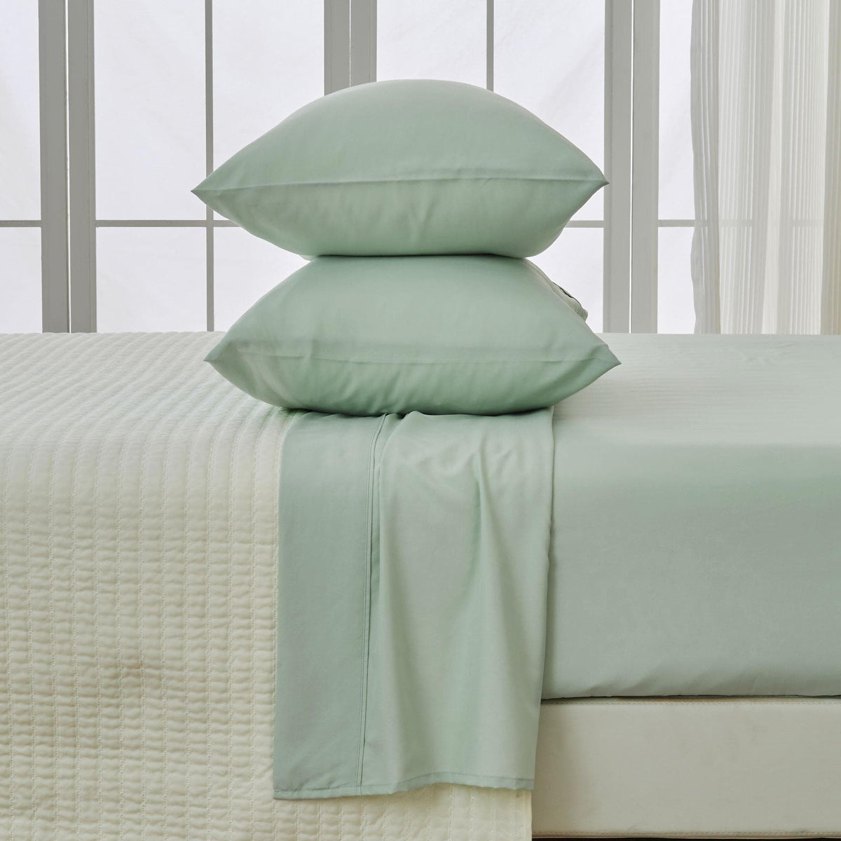 Rayon Derived from Bamboo Sheet Set - Jordyn Collection (Bed Sheets) - view 12