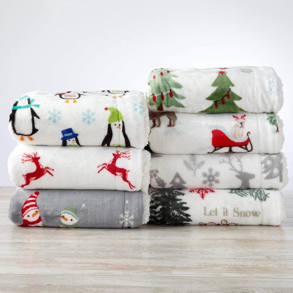 Sherpa Throw Blanket - Eve Collection