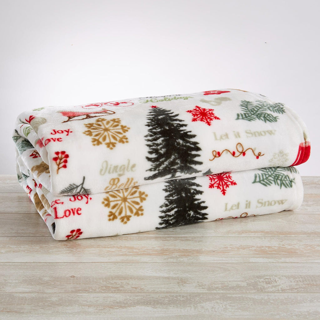 Velvet Throw Blanket - Pearl Collection