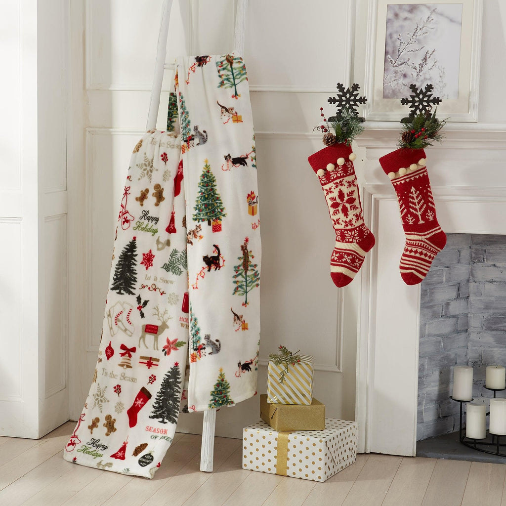Velvet Throw Blanket - Pearl Collection