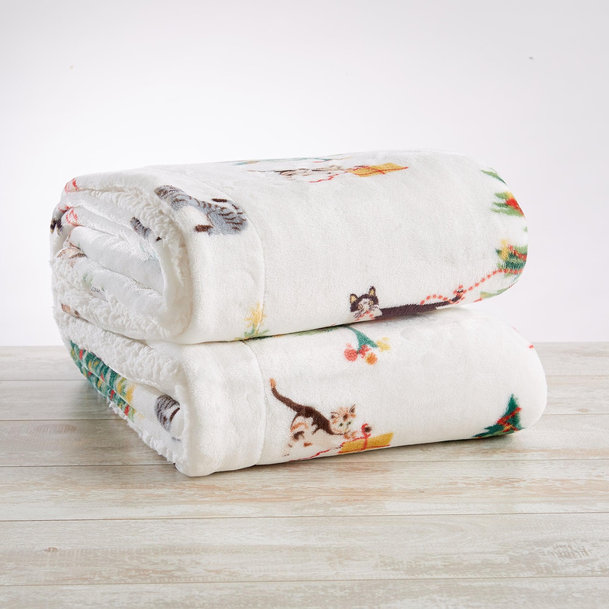 Holiday Sherpa Throw - Esmay Collection