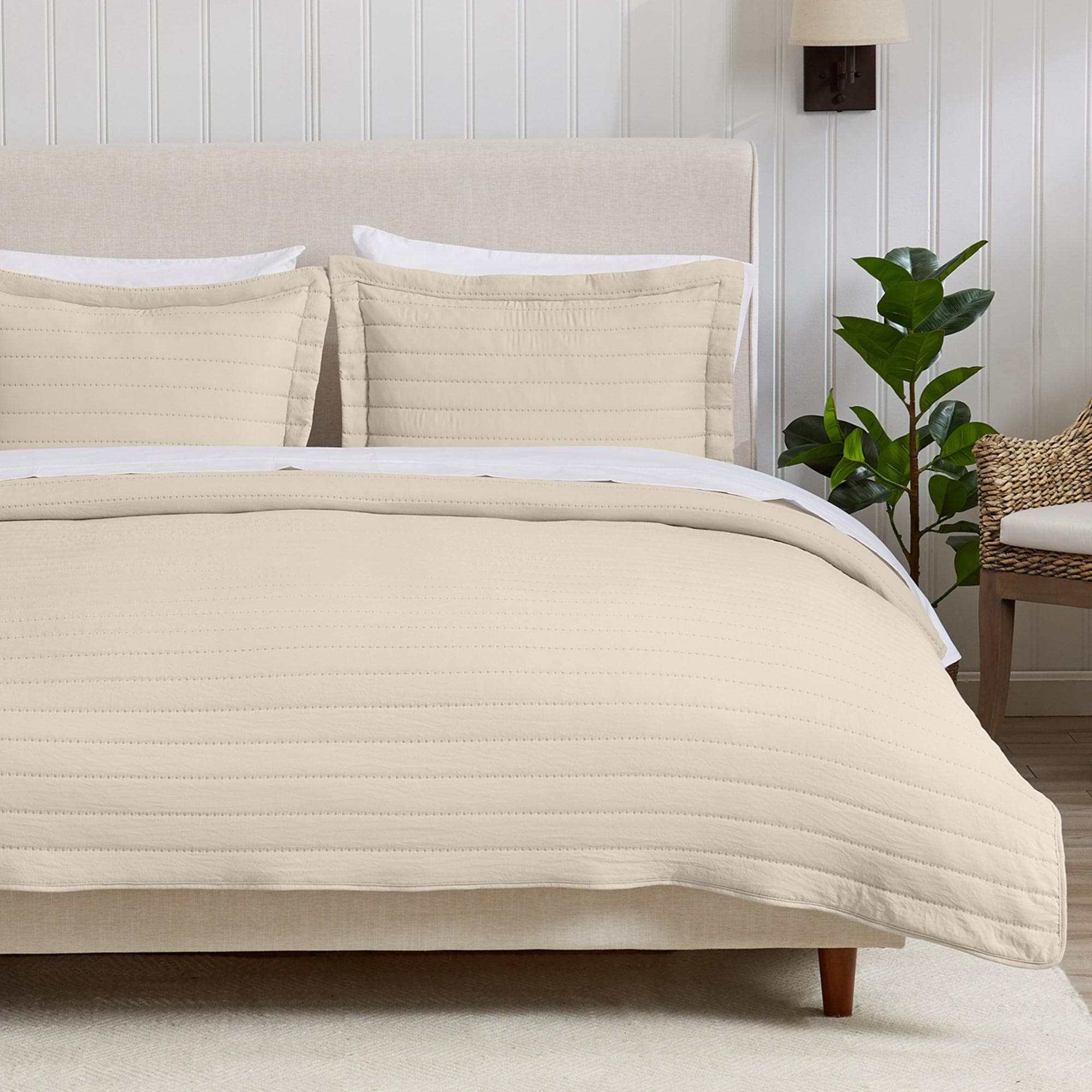 Solid Striped Quilt - Virginia Collection (Quilts & Comforters) - view 22