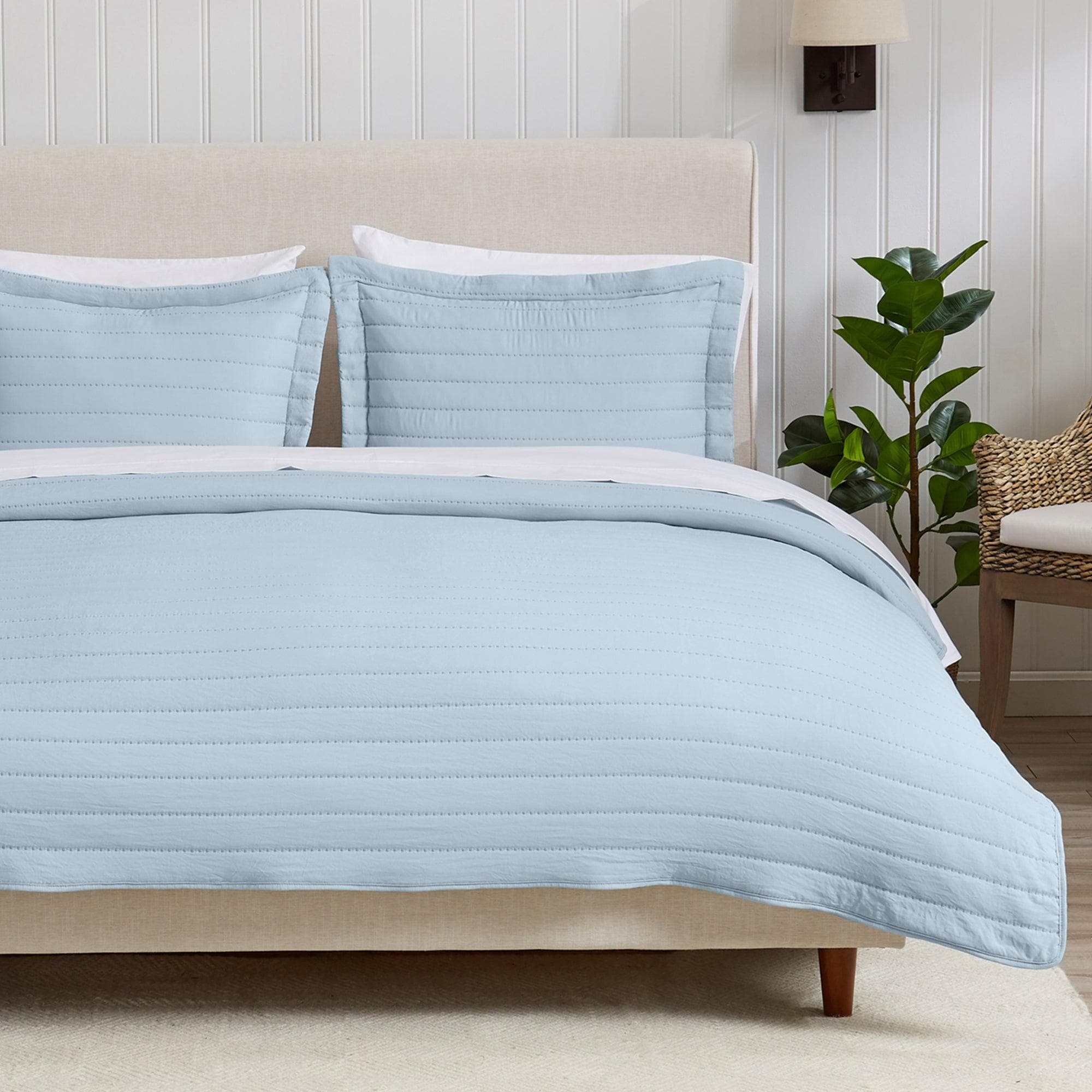 Solid Striped Quilt - Virginia Collection (Quilts & Comforters) - view 15