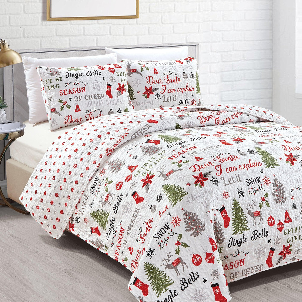 Holiday Quilt Set - Carol Collection