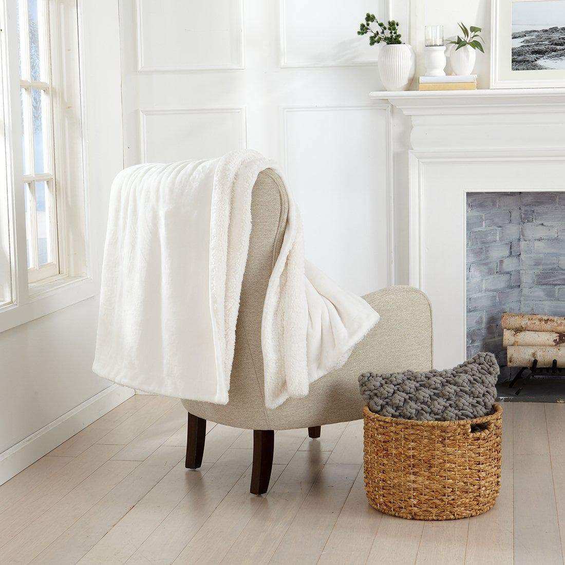 Velvet Plush Sherpa Luxury Bed Blanket - Kinsley Collection