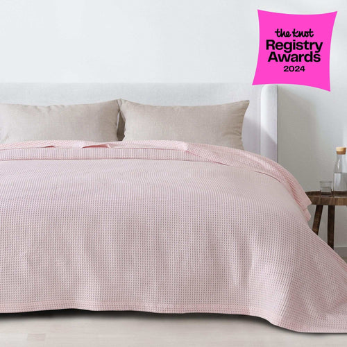 100% Cotton Waffle Weave Blanket - Mikala Collection (Blankets) product photo