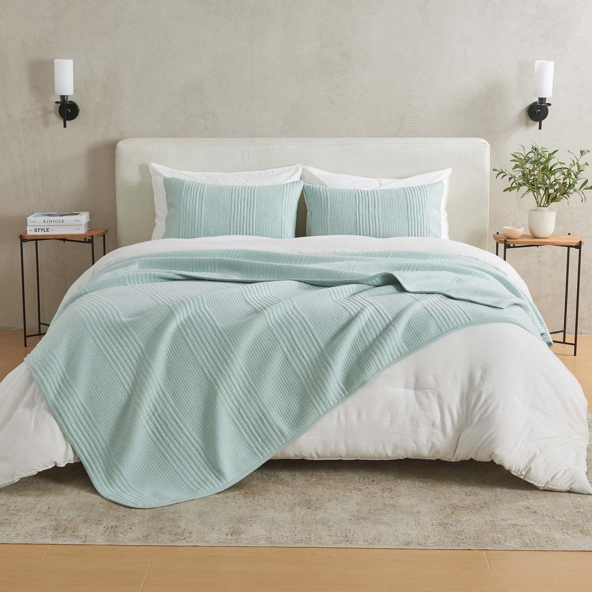 Jersey Knit Quilt Set - Natalie Collection (Quilts & Comforters) - view 7