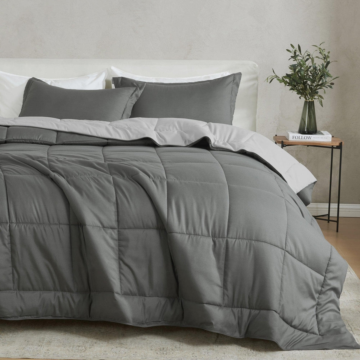 Reversible Comforter Set - Odette Collection (Quilts & Comforters) - view 25