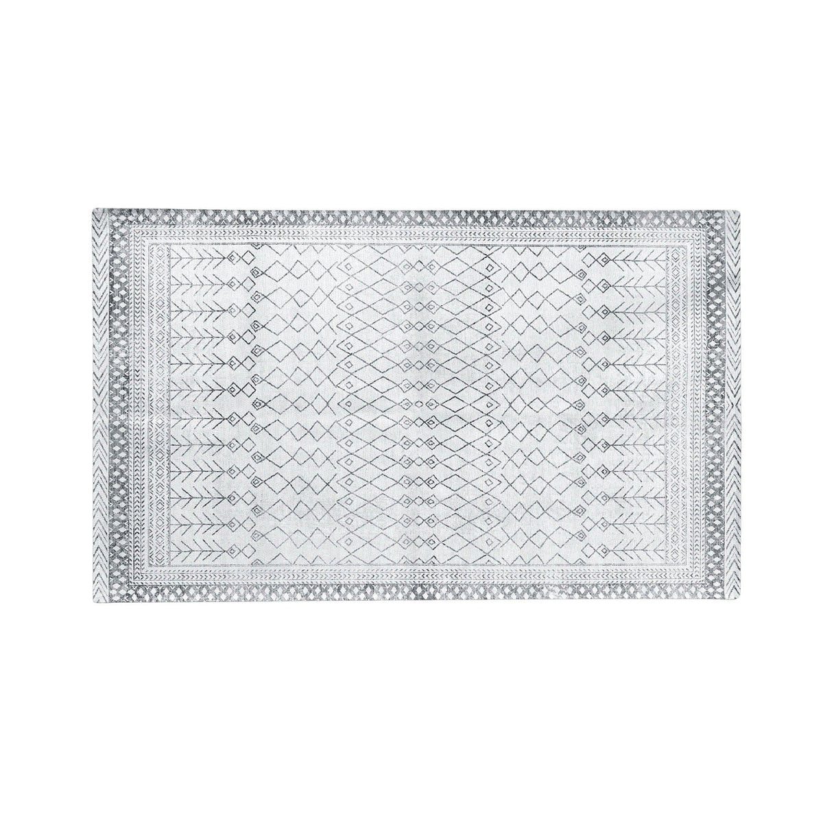Distressed Moroccan Machine Washable Accent Area Rug 5' x 7' - Neve Collection