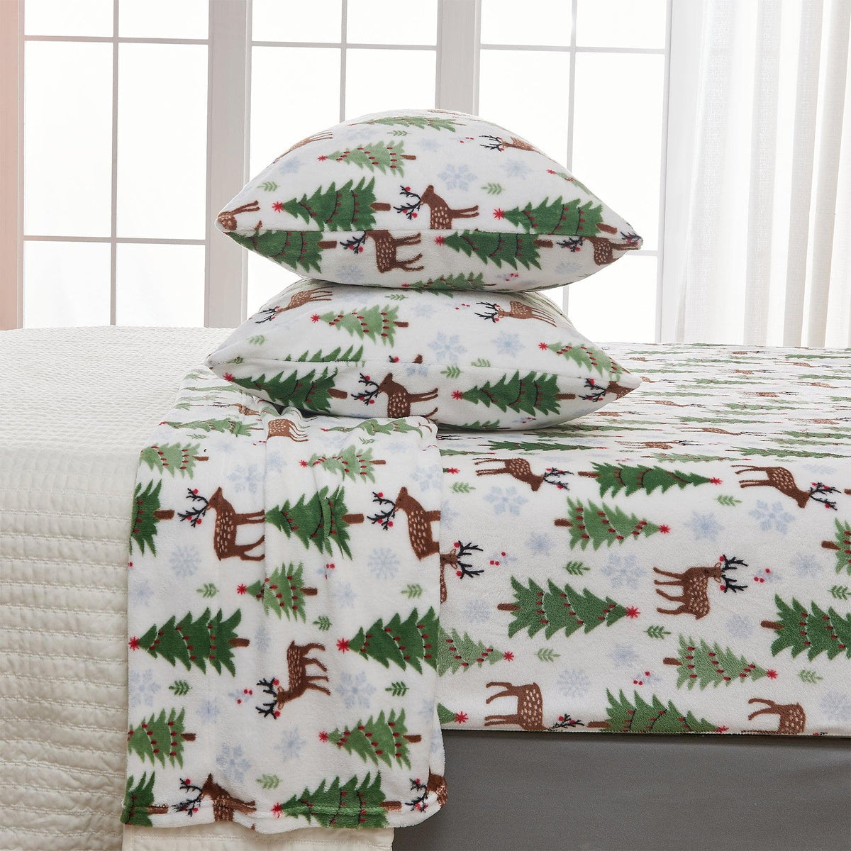 Printed Plush Sheet - Velvet Luxe Collection
