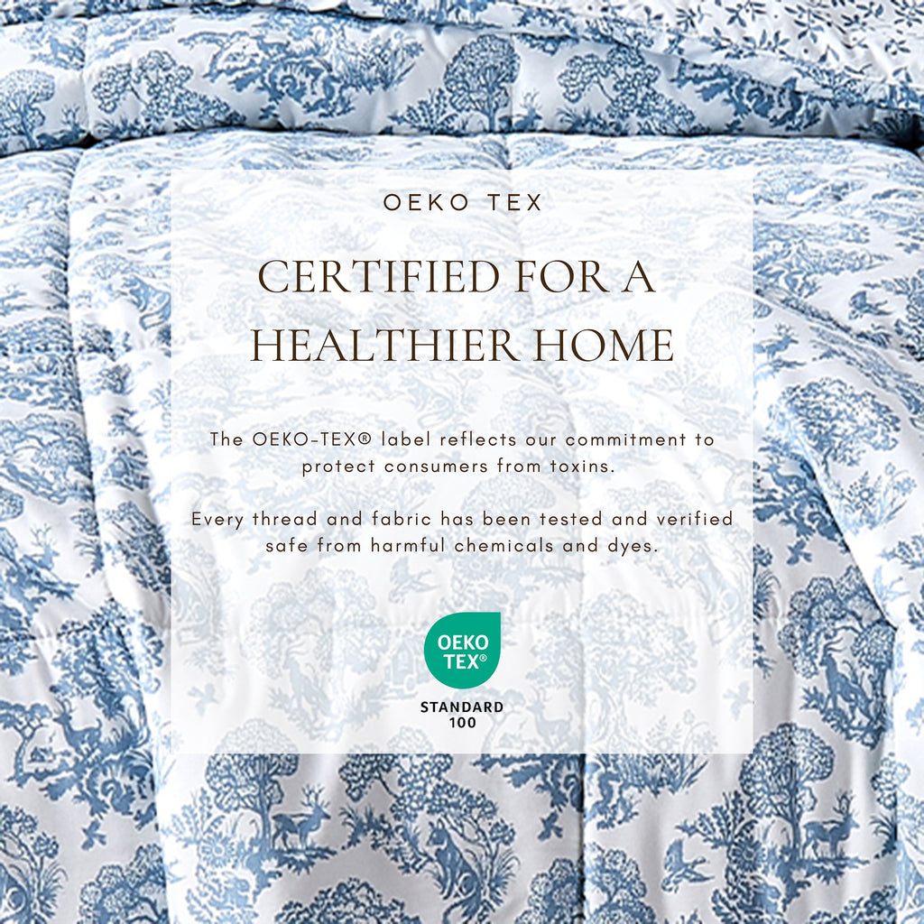 Reversible Christmas Comforter and Sham Set - Holiday / Lodge Odette Collection