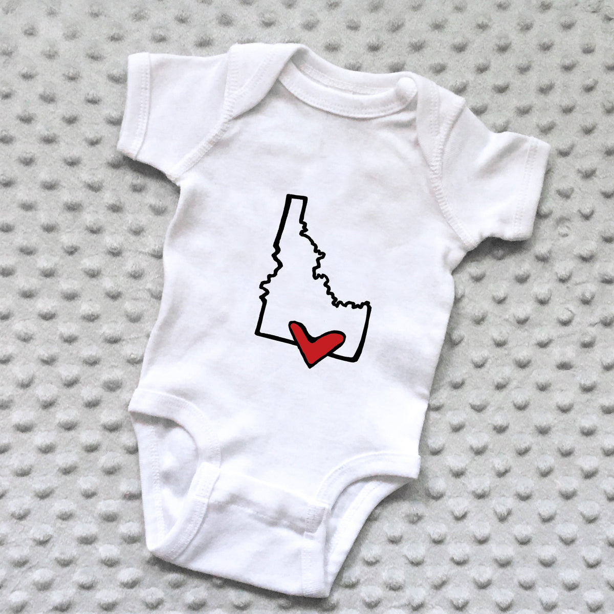 State Love Baby Onesie - NEWBORN product photo - view 13