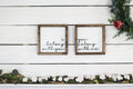 i belong with you, you belong with me, Set of 2 Wood Signs