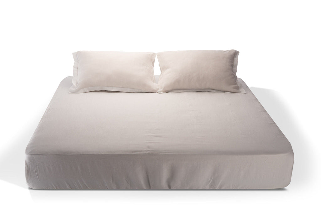 Oxford design Natural linen pillow case, US sizes