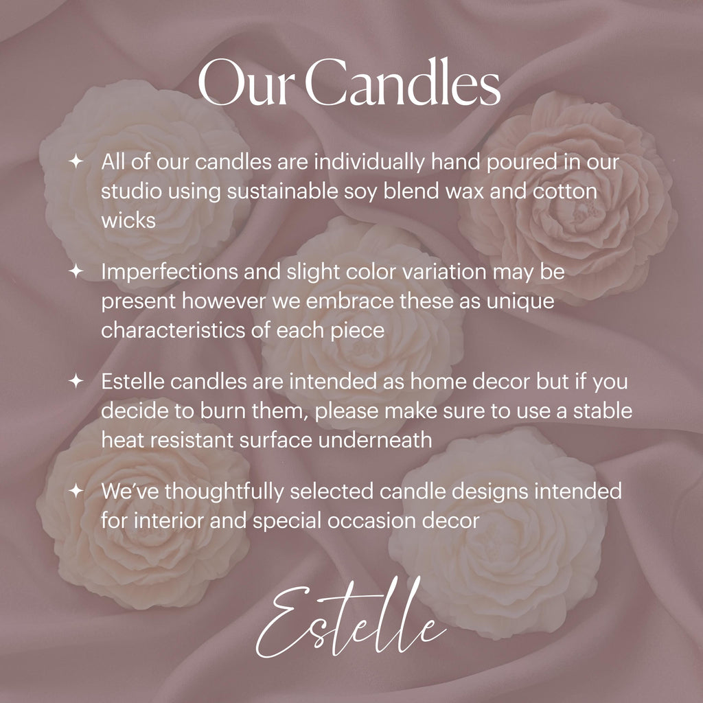 Tall Swirl Soy Wax Candle | Modern Home Decor