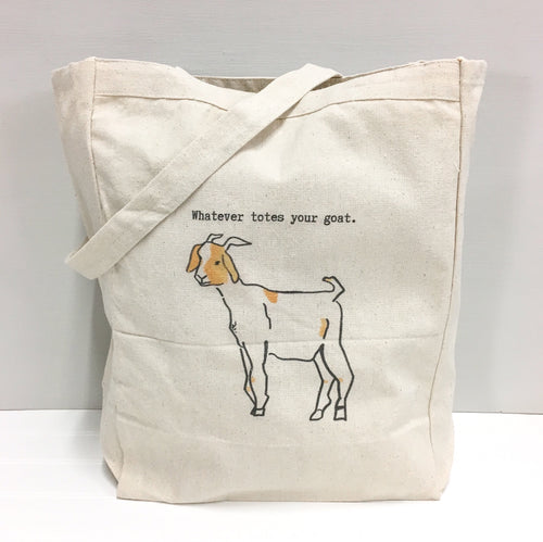 "Whatever totes your goat." Tote Bag (Textiles) product photo