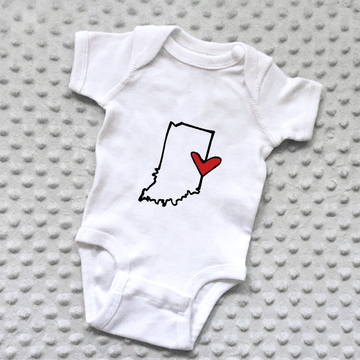 State Love Baby Onesie - NEWBORN product photo - view 15