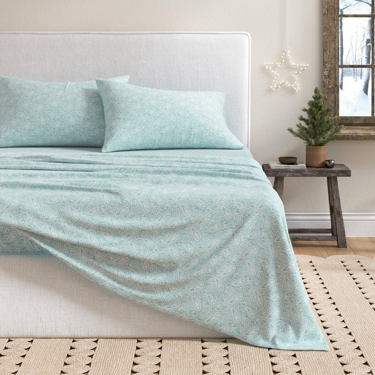 Turkish Cotton Flannel Sheet - Belle Collection