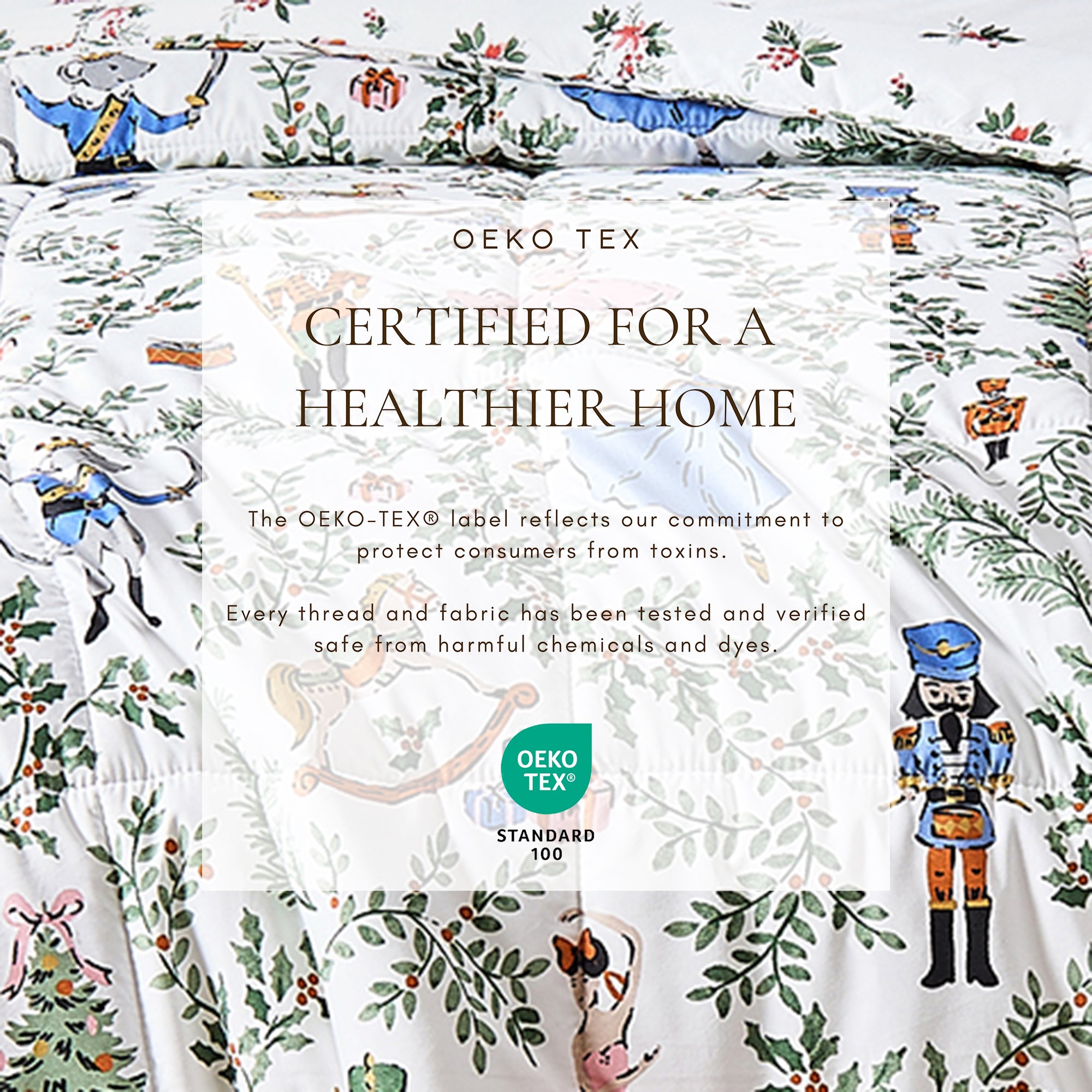 Reversible Christmas Comforter and Sham Set - Holiday / Lodge Odette Collection