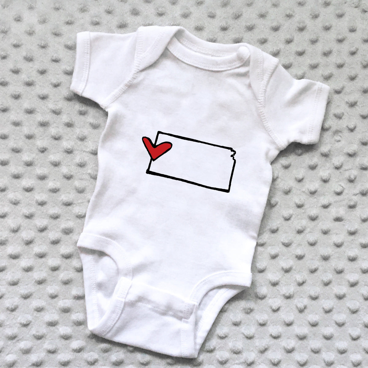 State Love Baby Onesie - NEWBORN product photo - view 17