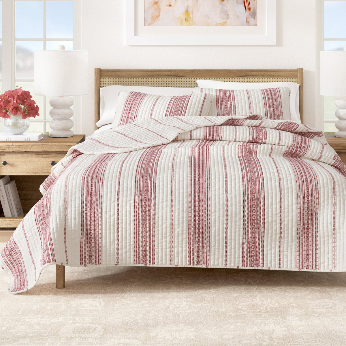 Stripe Quilt - Wesley Collection (Quilts & Comforters) - view 13