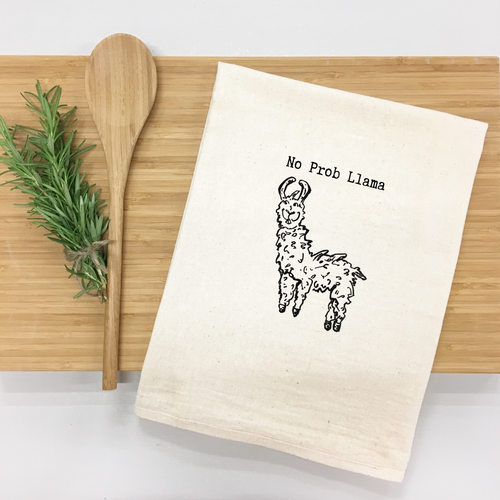 "No Prob Llama" Kitchen Towel (Textiles) product photo