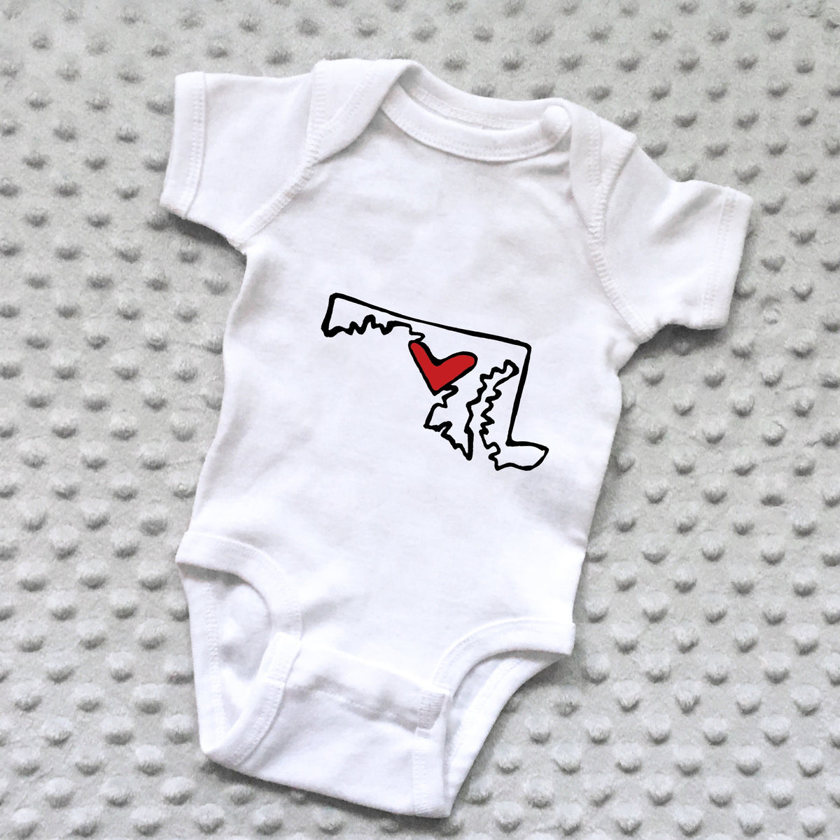 State Love Baby Onesie - NEWBORN product photo - view 21