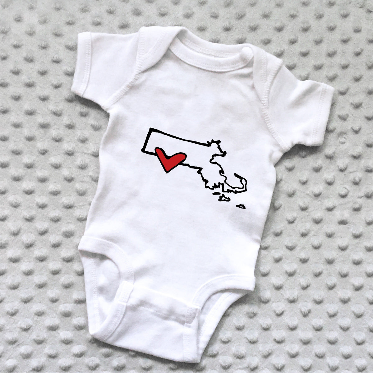 State Love Baby Onesie - NEWBORN product photo - view 22