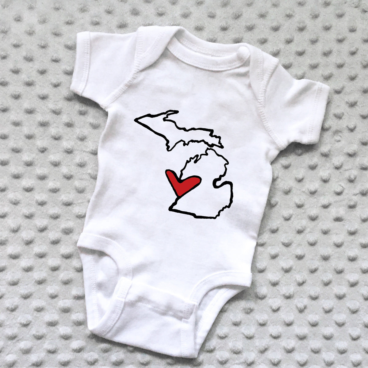 State Love Baby Onesie - NEWBORN product photo - view 23