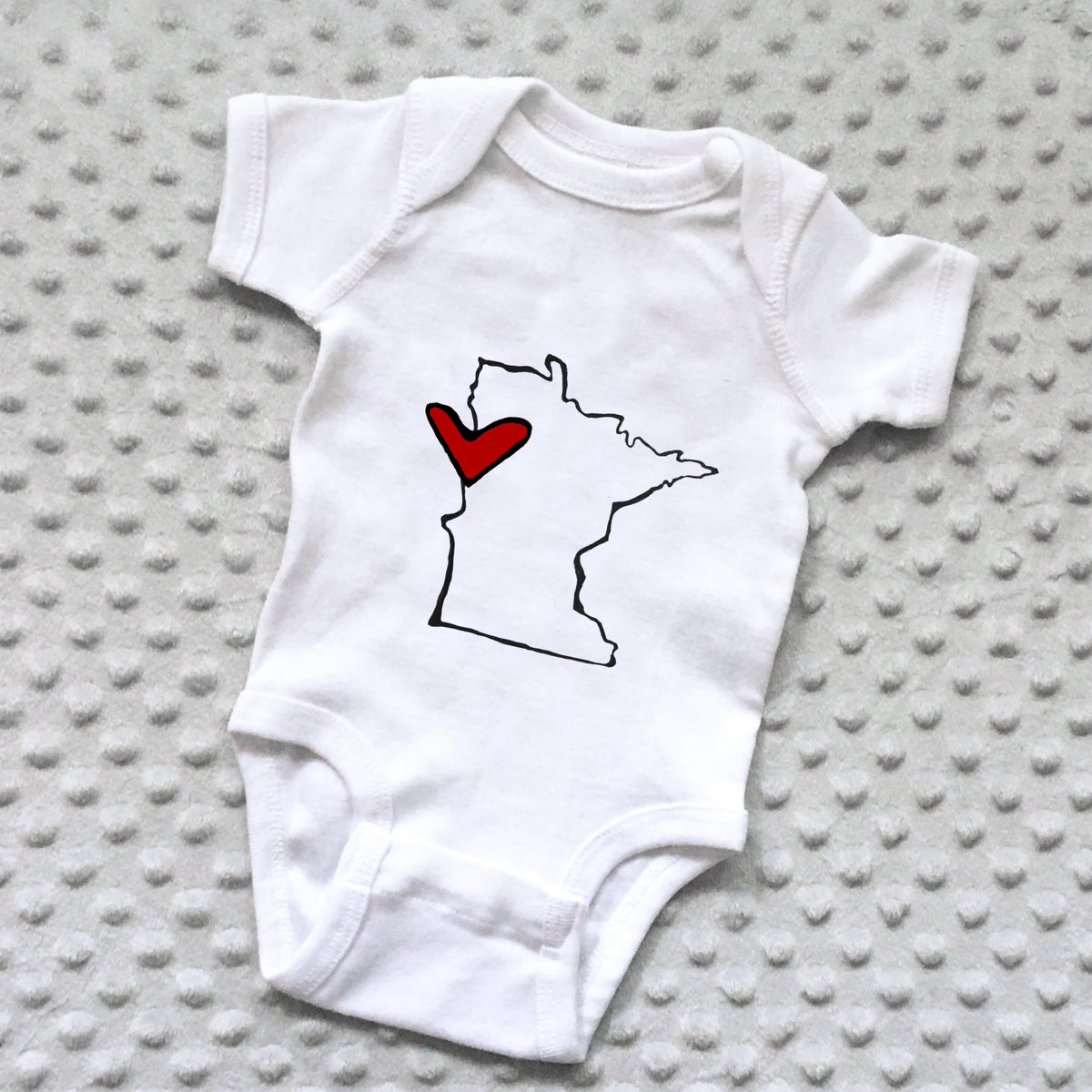 State Love Baby Onesie - NEWBORN product photo - view 24