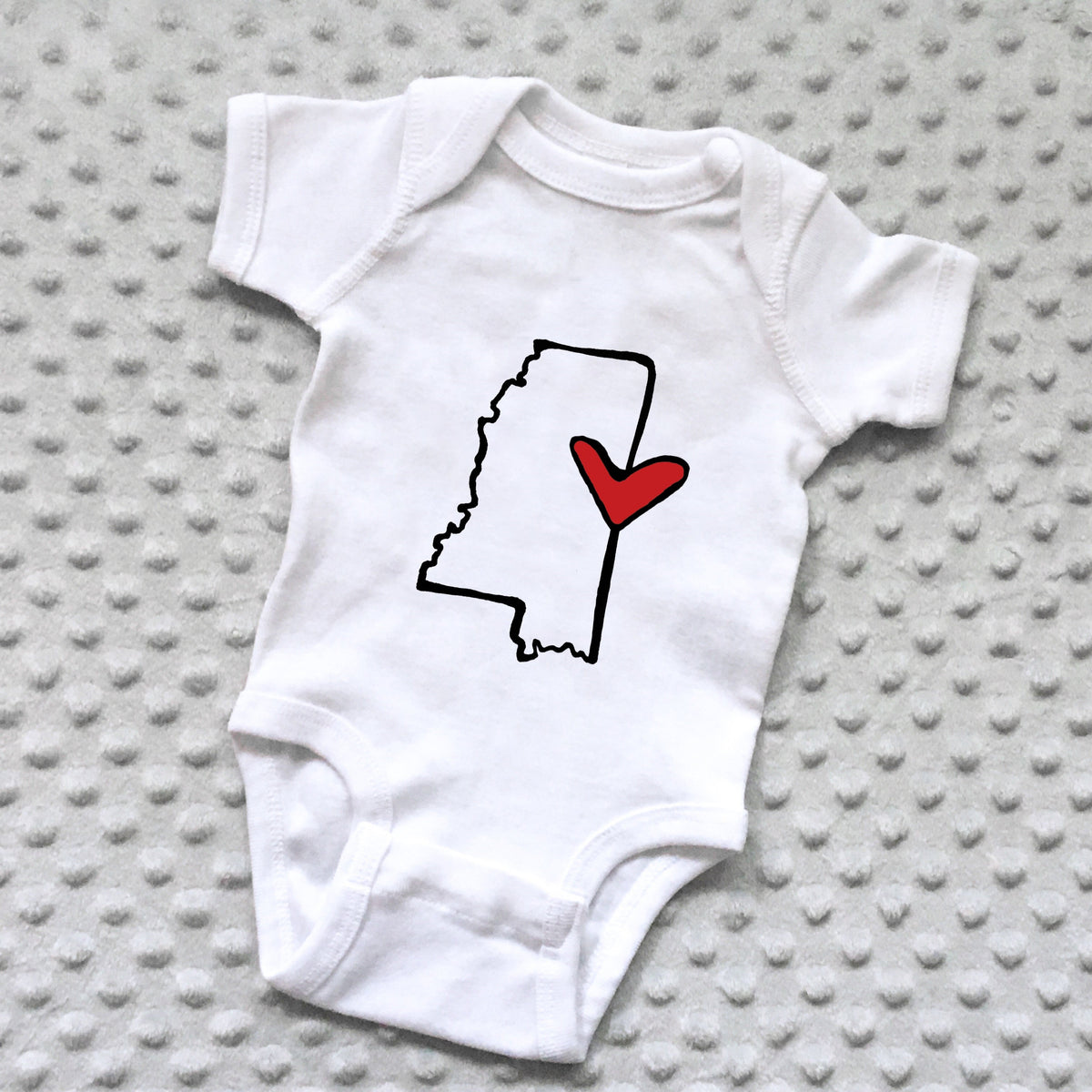 State Love Baby Onesie - NEWBORN product photo - view 25