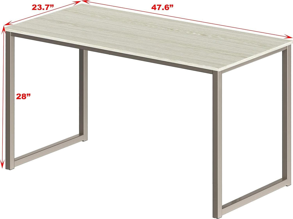Modern 48 Inch Computer Desk for Home Office Use