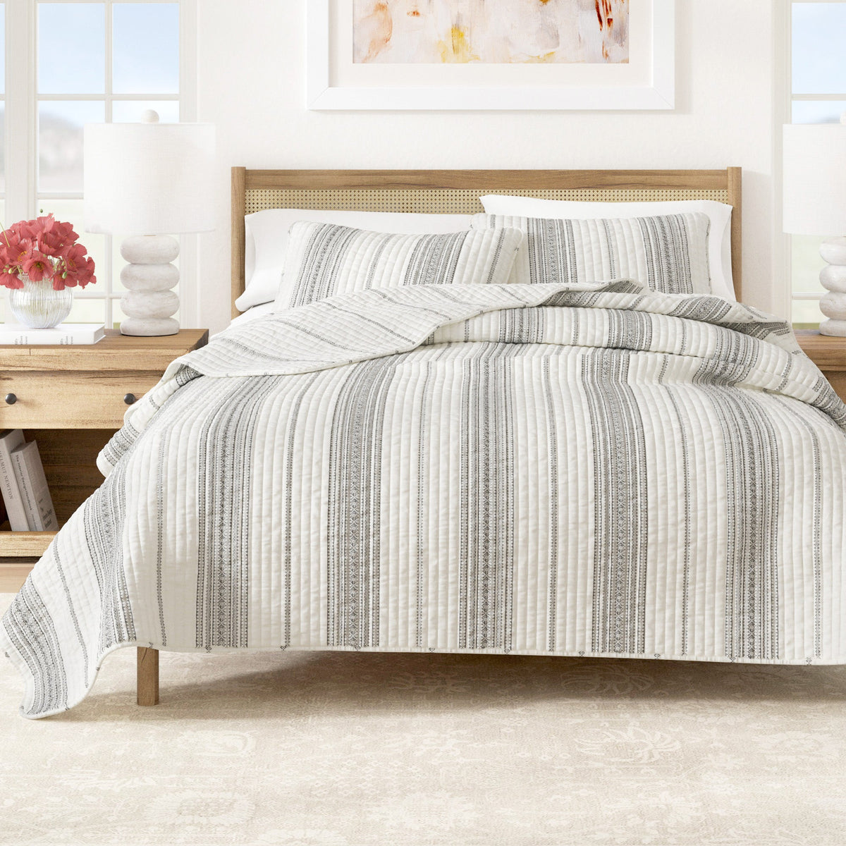 Stripe Quilt - Wesley Collection (Quilts & Comforters) - view 19