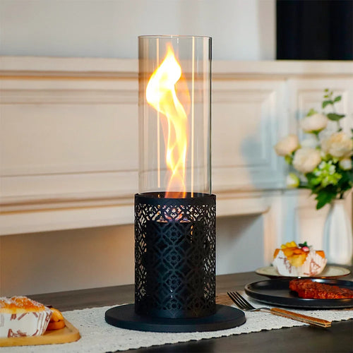15.3"H Spiral Flame Fireplace (Gel & Ethanol Fireplaces) - view 2
