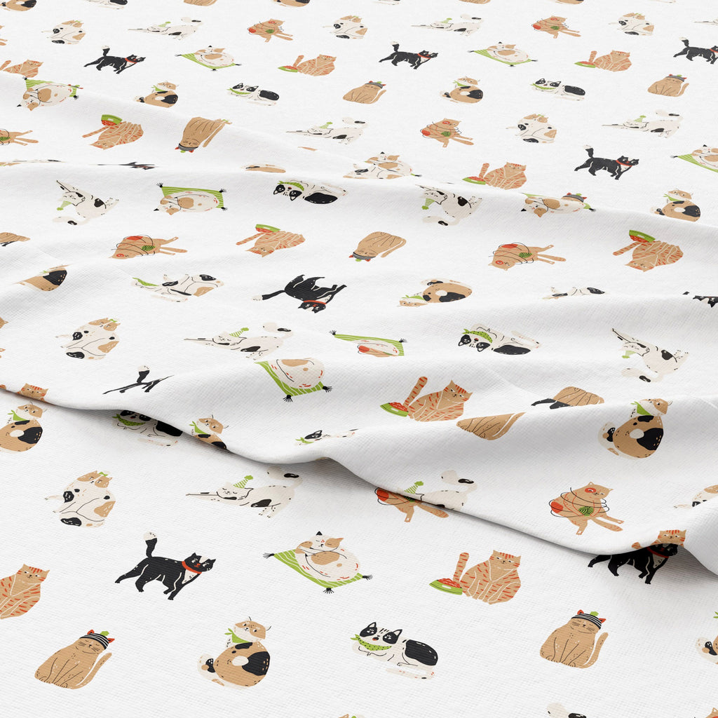 Turkish Cotton Christmas Flannel Sheet - Whittaker Collection