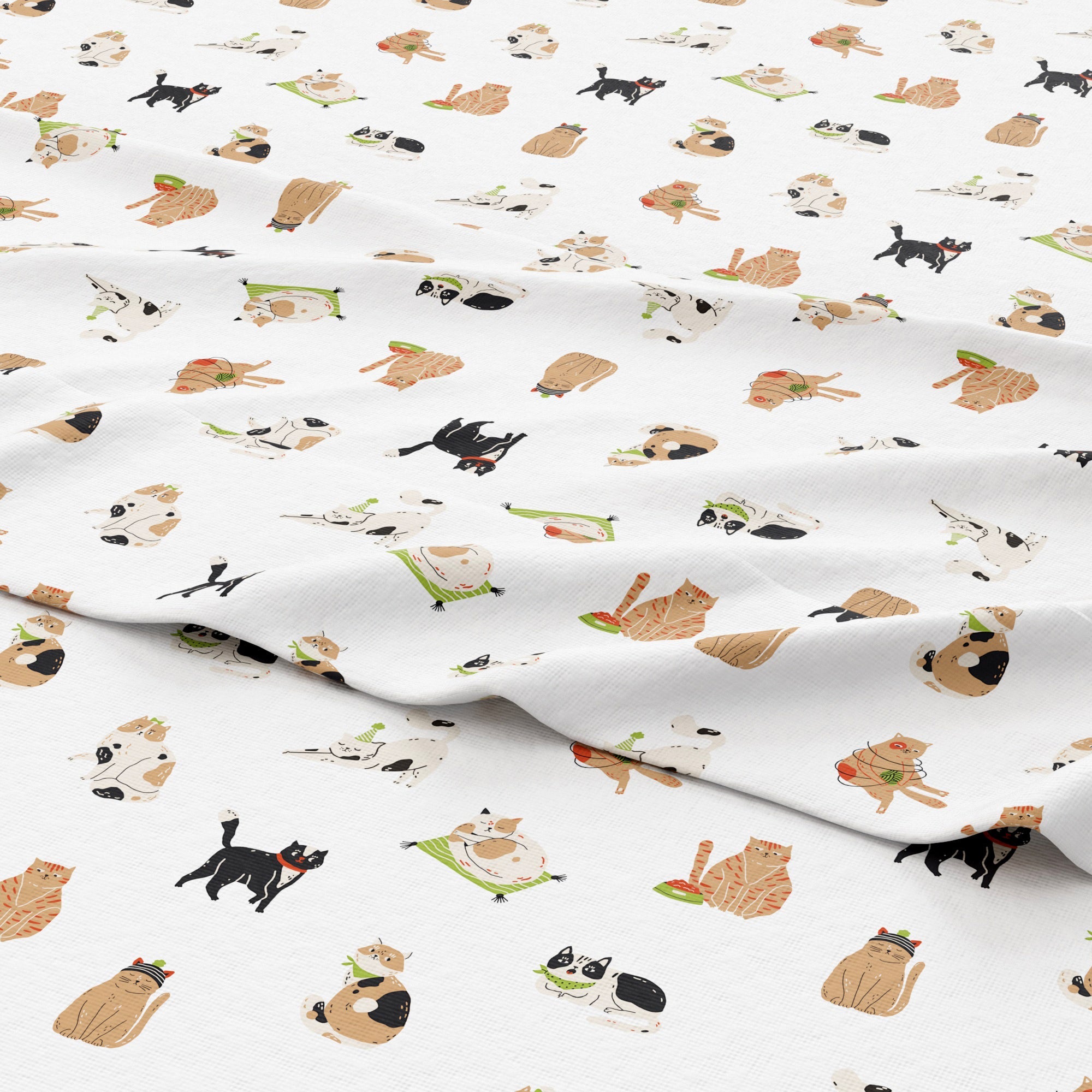 Turkish Cotton Christmas Flannel Sheet - Whittaker Collection