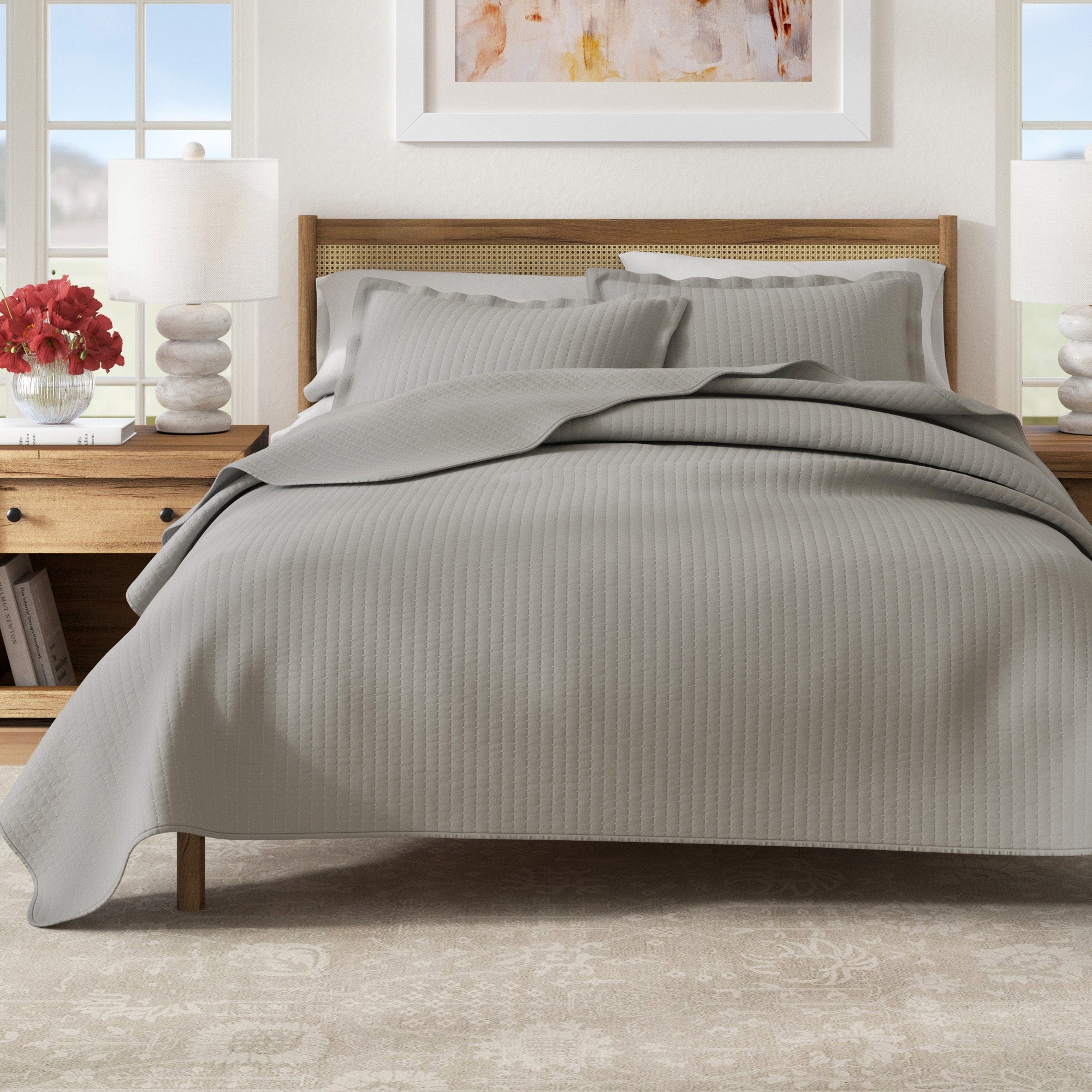 Solid Quilt - Alicia Collection (Quilts & Comforters) - view 25