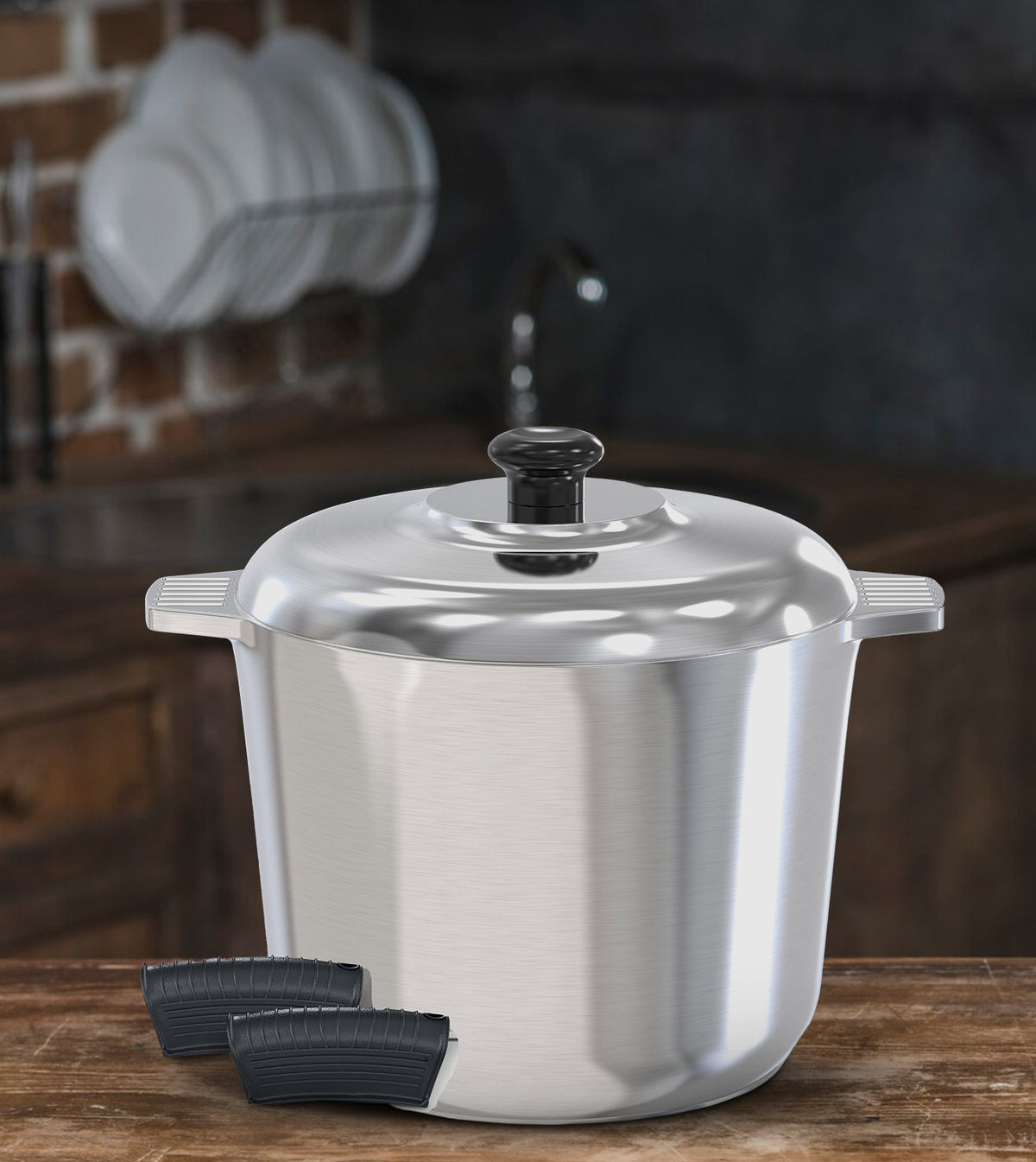 Stock Pot with Lid 14 Quarts