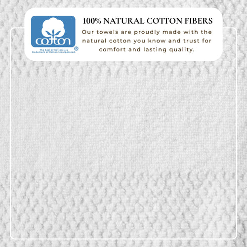 100% Cotton Woven Texture Bath Towel Set - Marbella Collection (Bath Towels & Washcloths) - view 2