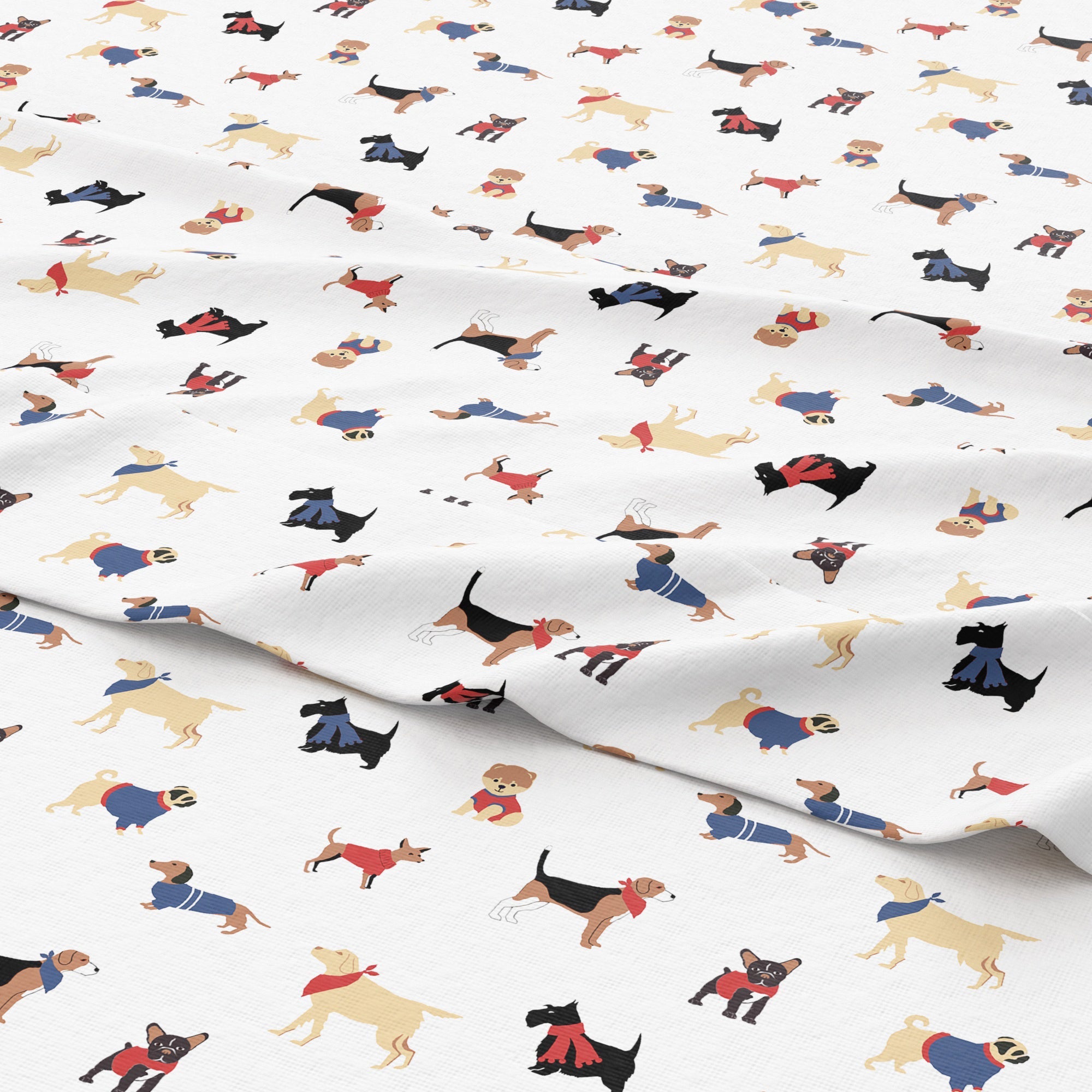 Turkish Cotton Christmas Flannel Sheet - Whittaker Collection