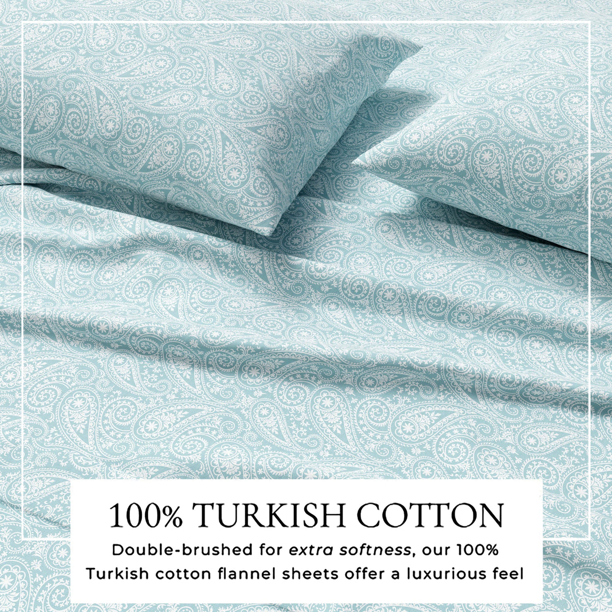 Turkish Cotton Flannel Sheet - Belle Collection