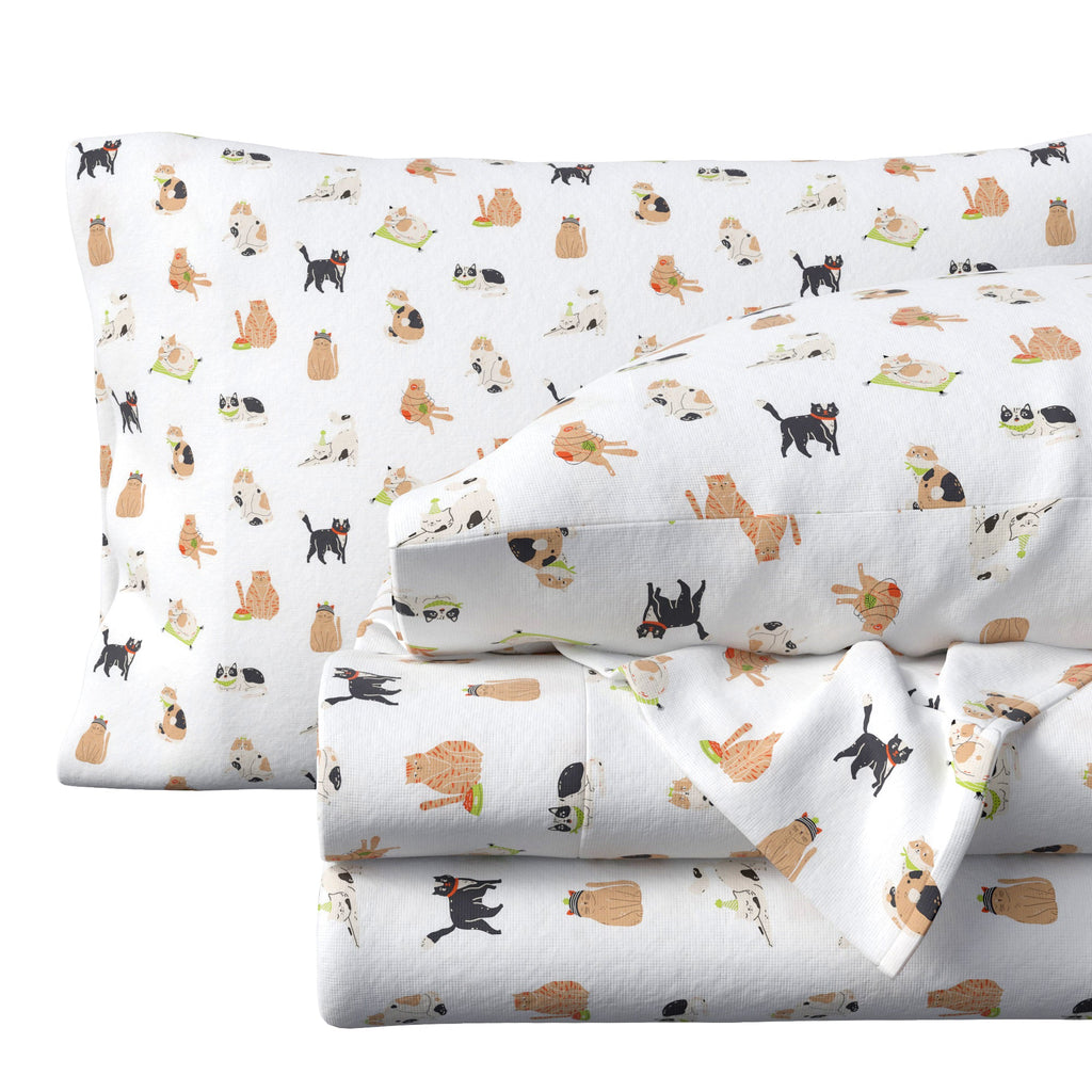 Turkish Cotton Christmas Flannel Sheet - Whittaker Collection
