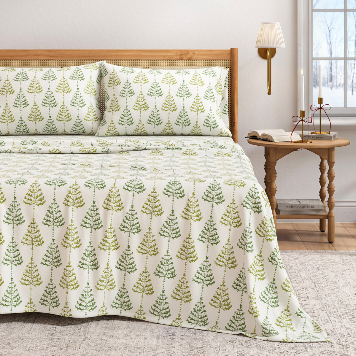 Turkish Cotton Flannel Sheet Set - Elevated Holiday Collection