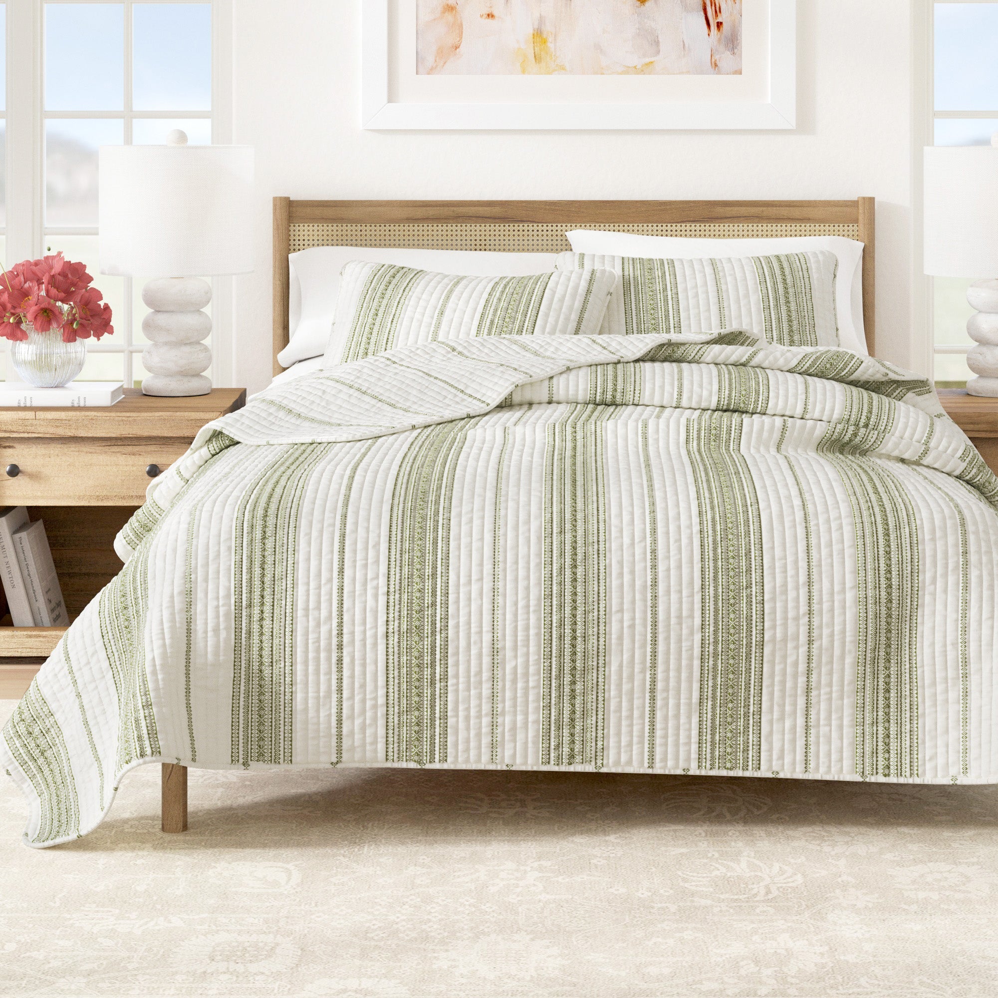 Stripe Quilt - Wesley Collection (Quilts & Comforters) - view 8