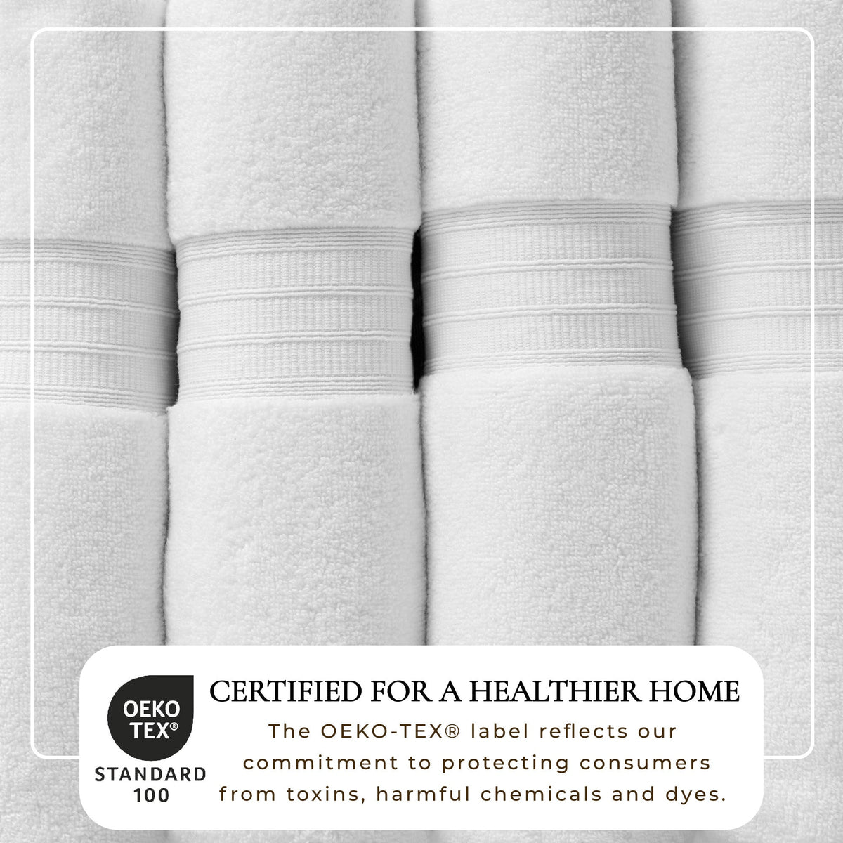 100% Cotton Premium Bath Towel Set - Chiara Collection